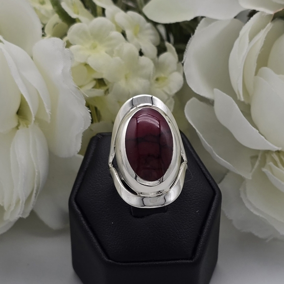 ❤️ JASPER STERLING SILVER RING - Picture 9 of 9